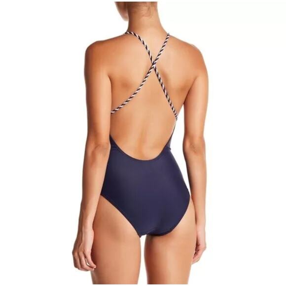 Ted Baker London Nolah Rope Tie Swimsuit Blue Size 1 NOWT - Picture 2 of 9